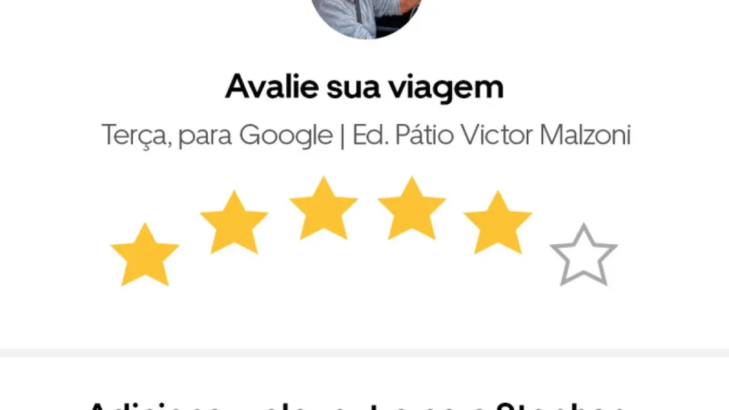 Uber lança avaliação de 6 estrelas exclusiva no Brasil