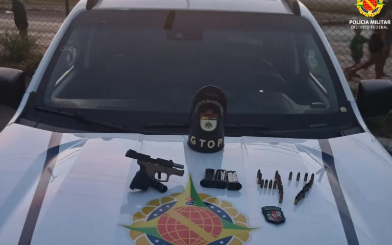 Motorista de app é preso com pistola após ameaçar passageira no DF