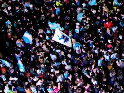 Argentina explode em festa após virada histórica sobre a Inglaterra