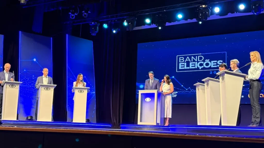 Debate na Band: candidatos se unem contra Celina Leão
